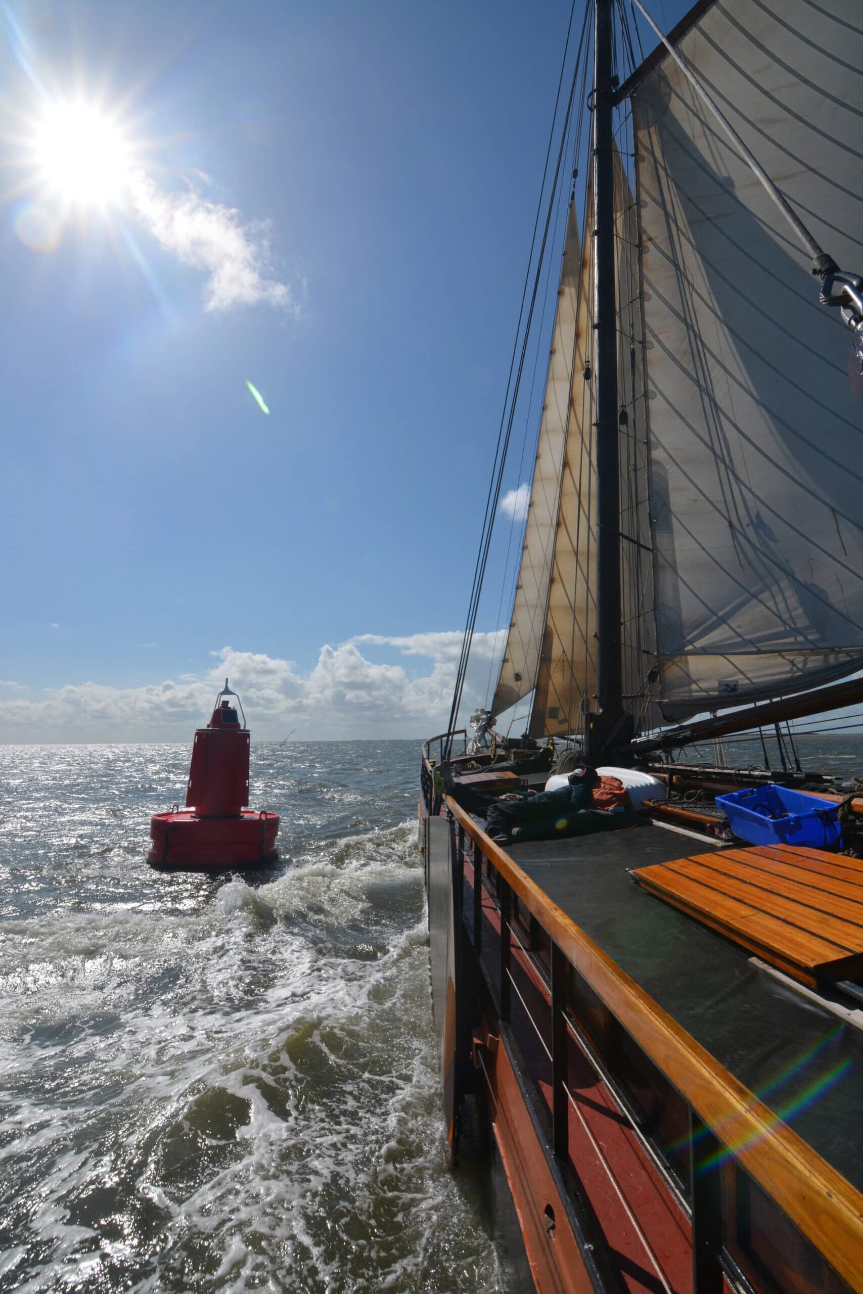 Vrije tijd zeilen op het IJsselmeer