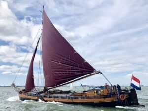 Zeilen op het IJsselmeer