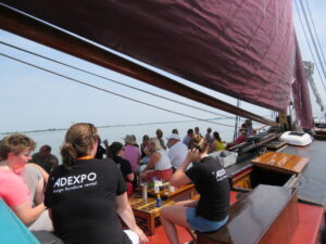 Zeilen met een groep