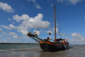 Zeilen op de Waddenzee