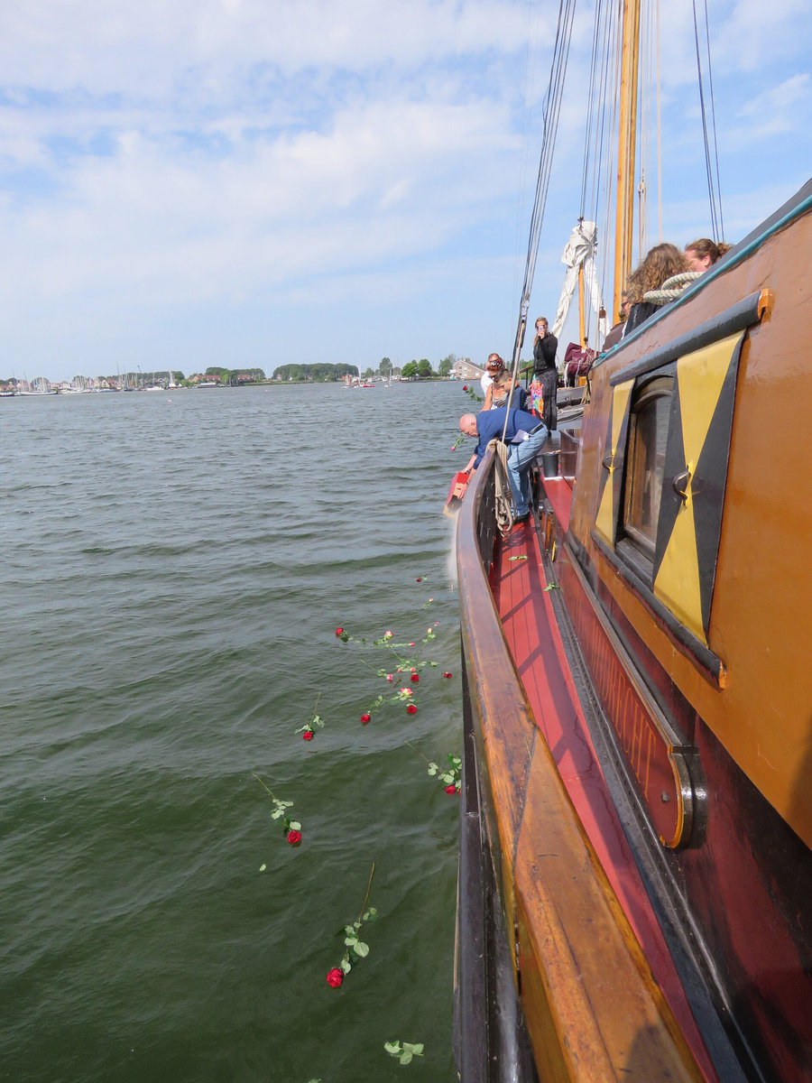 Asverstrooiing op het IJsselmeer