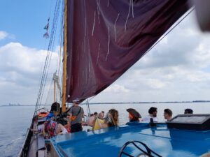 Vrijgezellenfeest op een boot